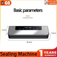 G2E Food vacuum sealing machine 30CM maximum sealing length 65KPa large suction air extraction purpl