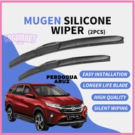 JAPAN MUGEN SILICONE WIPER PERODUA ARUZ Front Windshield Clear Wiper Blade Wiper Silikon Depan ARUZ