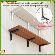 HLK Wall Shelf Wall Shelf Wall Shelf Wall-mounted Bookshelf Wall Partition Bearing Kitchen Bracket Triangle Straight Shelf HLK092