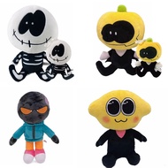 12/25Cm Spooky Month Skid and Pump Friday Night Funkin Plush Pendant Toy Soft Stuffed Vocal Doll