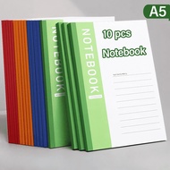 A5 Notebook Set 10 pcs for High School Notebook School Supplies Notebook Set