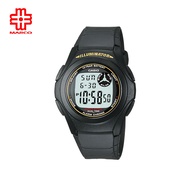 Casio General F-200W-9A Black Resin Band Men Watch