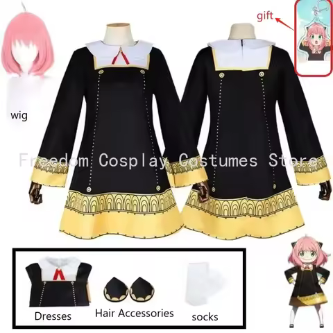 Anime Anya Forger Cosplay Anime Spy X Family Anya Forger Cosplay Costumes Children Halloween Ania Co
