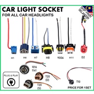 H1 H4 H7 H8 H11 HB4 9006 1016 1157 1141 T20 T10 D2 tail light socket adapter bulbs socket Car Socket