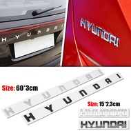 3D ABS Emblem HYUNDAI Car Body Rear Trunk Sticker Badge For Hyundai Genesis N-LINE I10 I20 I30 I40 I