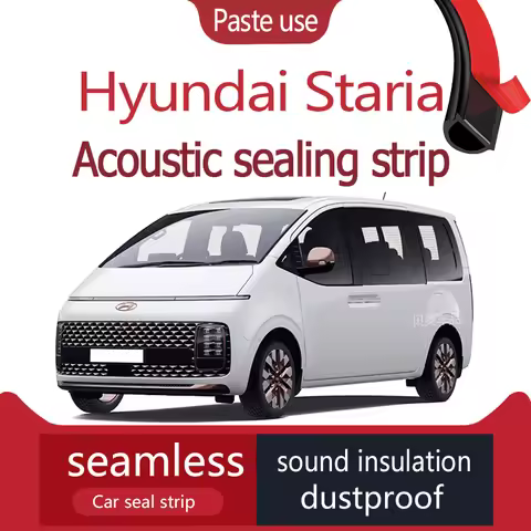 For Hyundai Staria Acoustic seal strip seamless dustproof Fill door gap Car sealing strip Add a seal