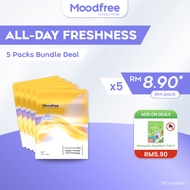 [Bundle of 5] Moodfree Day Use Sanitary Pad (10 pcs x 5 pack) | Women Period Pad | Tuala Wanita | 卫生