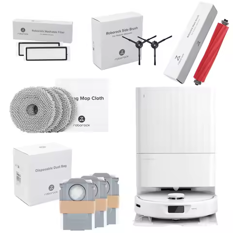 【Original】Roborock Q Revo/P10 Robot Vacuum Accessories ,Roller brush ,Filter ,Dust bag ,Mop cloth ,S