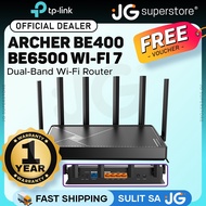 TP-Link Archer BE400 BE6500 Dual-Band Wi-Fi 7 6500Mbps Smart Gigabit Router | TP LINK TPLINK