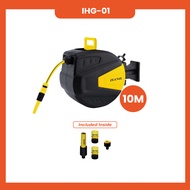 FAMILY HARDWARE ISANO 5/16 x 10m Automatic Retractable Hose Reel IHG-01 IHG-02 1/2" X 0M 10 METER HO