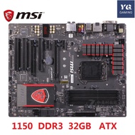 MSI Z97 GAMING3 5 original motherboard Z97 GAMING 3 5 DDR3 LGA 1150  32GB  USB3.0 Z97 used desktop m