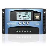 50A Solar Charger Controller MPPT 12V 24V Solar Controller AUTO Dual USB Solar Charge And Discharge