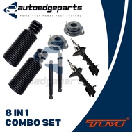 [8 IN 1] TM FR & RR Absorber / ABS Mounting / ABS Cover for Perodua Myvi 18 Gen3 New Myvi D20N M800 