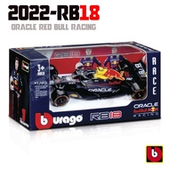 Bburago 1:43 F1 Red Bull Racing RB13 RB14 RB15 RB16 RB16B RB18 Verstappen Alloy Luxury Vehicle Diecast Cars Model Toy Collection