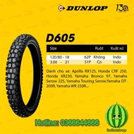 Dunlop Motorcycle Tire 3.00-21 D605