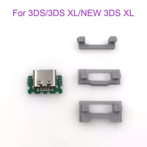 1pc-10pcs 2 in 1 USB-C USB Type-C Charging Port For Nintendo 3DS New 3DS XL LL