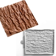 Bark Grain Silicone Mould DIY Fondant Cake Mousse Mold Chocolate Dry Pez Mold Baking Appliance