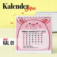 Artomaringi Mini Calendar 2025 / 2026 Desk Calendar 2025 / 2026 Code KAL01