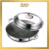 🌸36/38/40cm 316 STAINLESS STEEL HONEYCOMB WOK 316不锈钢蜂炒锅 HONEYCOMB WOK 316L TAHAN CALAR