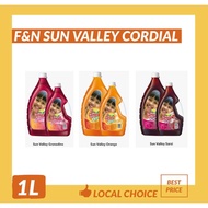 Sun Valley F&N Cordial 1 Liter (Grenadine/ Sarsi/ Orange) Sunvalley po