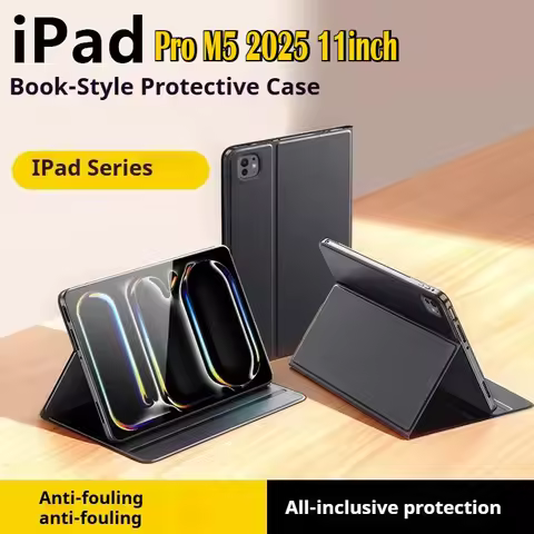 2026 PU Leather Folding Stand Case for IPad A16 11th Air Pro 12.9 13 M5 M4 M3 M2 6th 7th 10.2 9.7 Ai
