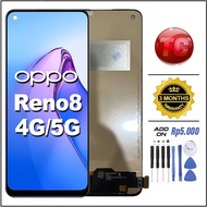 LCD OPPO Reno 8 4G -Reno 8 5G -Reno8 T Original Fullset Crown Murah Ori Glass Touch Screen Digitizer