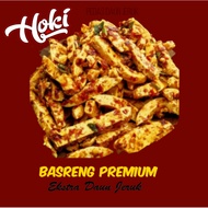 Hoki Basreng Orange Leaf Pack Mica 180gram | Viral Spicy Orange Leaf Basreng Stick | Sultan Basreng Sultan