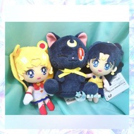 【現貨特賣】美少女戰士竹取公主的戀人日本景品毛公仔掛飾set sailor moon 露娜 百變小櫻 小魔女doremi