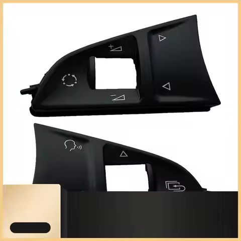 2PCS Car Steering Wheel Switch Multifunction Button Cover Trim For Skoda Octavia 3 A7 Superb 3V Fabi