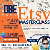 ETSY MASTERCLASS COACHING (DBE) + EBOOK + CANVA