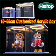 Model insert box with light,30cm 35cm 40cm 45cm 55cm model white display box