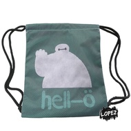 Baymax Mesh Bag Backpack/ BIG hero 6 Baymax Doll Lopez Backpack/