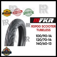 [FKR]RS900 Tubeless TayarTyre 100/90-14 120/70-14 140/60-13 Scooter