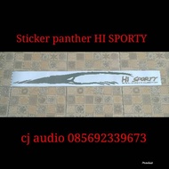 Sticker Stiker Mobil Panther Hi-Sporty