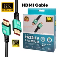 8K Super Ultra HDMI Cable 1.5m 3m 5m 10m for PC monitor screen gaming monitor, LCE TV LED TV, HDTV