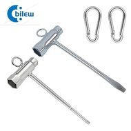BIL Carbon Steel Sparks Plug Socket Wrench Set With 6 Point Design For 13mm To 19mm Sparks Plug And 