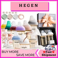 Authentic HEGEN Baby Feeding Bottle 2oz 5oz 8oz 11oz Original Malaysia Teat Replacement Flow Botol S