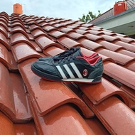 Adidas Samba Nua Hitam Putih Merah AC Milan Sepatu Sneakers Unisex Second Original