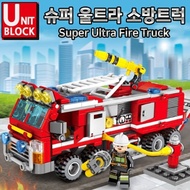 Super Ultra Fire Truck Fire Block Toy Fire Truck Block Police Block Toy Lego City Police China Lego Compatible Blocks