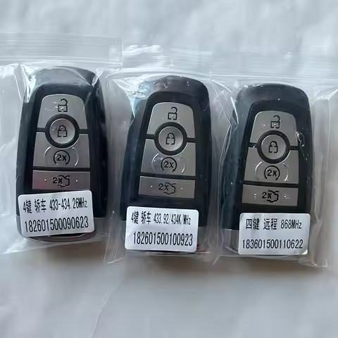 TXK018077 Aftermarket 433.92/434.26/868MHz For Ford Mondeo 4 Button Smart Remote Key 49 Chip HITAG P