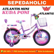 Sepeda Anak Perempuan Atlantis Kuda Poni Little Pony / Bnb Rainbow