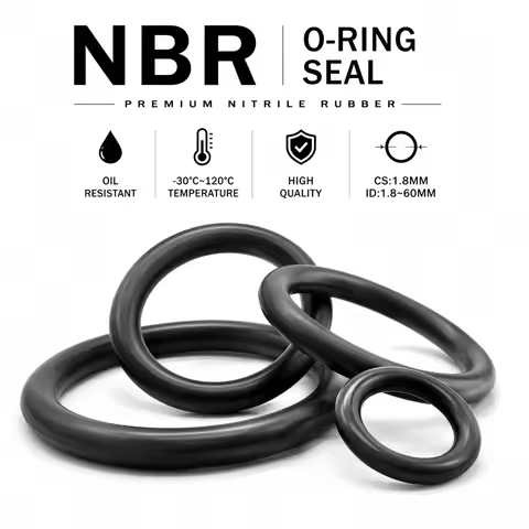 20Pcs NBR O-Ring CS 1.8mm ID 1.8~60mm Oil resistant/wear-resistant/aging valves universal seals for 