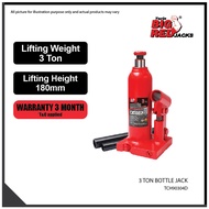 BIGRED Hydraulic Bottle Jack Lifting Stand Emergency Vehicle Tool/Jek Hidraulik Kereta 油压千斤顶 (3/5/10