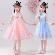 汉服 kids cheongsam baju cheongsam budak perempuan Gadis Hanfu cheongsam baju jaket gaya Cina gaya Cin