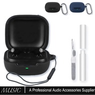 for EarFun Air Pro 4i-TW230 Earbuds Silicone Case with Keychain Cleaning Kit and Lanyard, Soft Prote