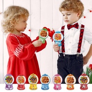 Valentine's Day Classroom Exchange Gift - Bubble Gum Machine Candy Card Set With Clear T5v4