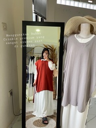 Gamis remaja terbaru Gamis OUTER Anzalea gamis dress outer terlaris Long Outer kekinian dan fashiona