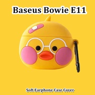 【Fast Shipment】For Baseus Bowie E11 Case Creative Cartoons Soft Silicone Earphone Case Casing NO.1