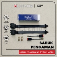 Universal 3-Point Car Seat Belt | Automatic Safety Belt | Strong & Comfortable Car Safety Belt