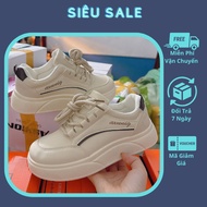 QC Women's Sports Shoes, Simple cream-colored Axing Shoes, extremely easy to coordinate